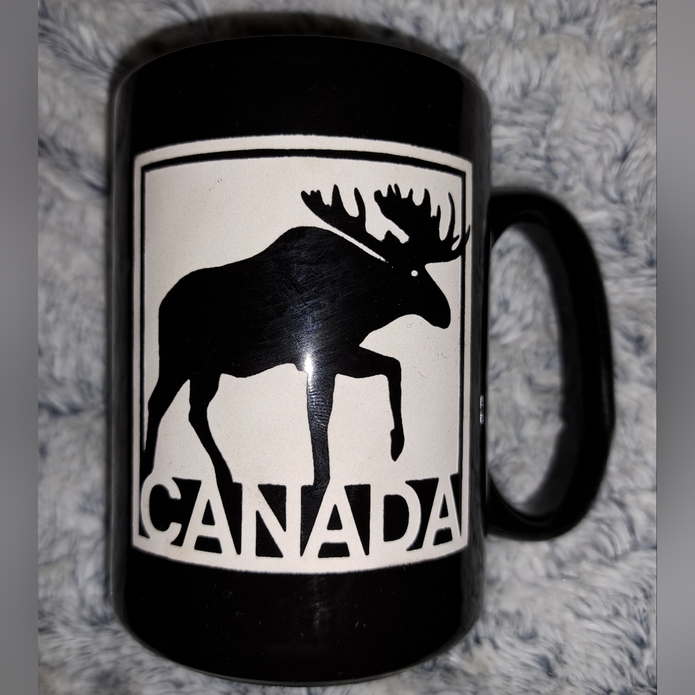Large Etched Canada Mug